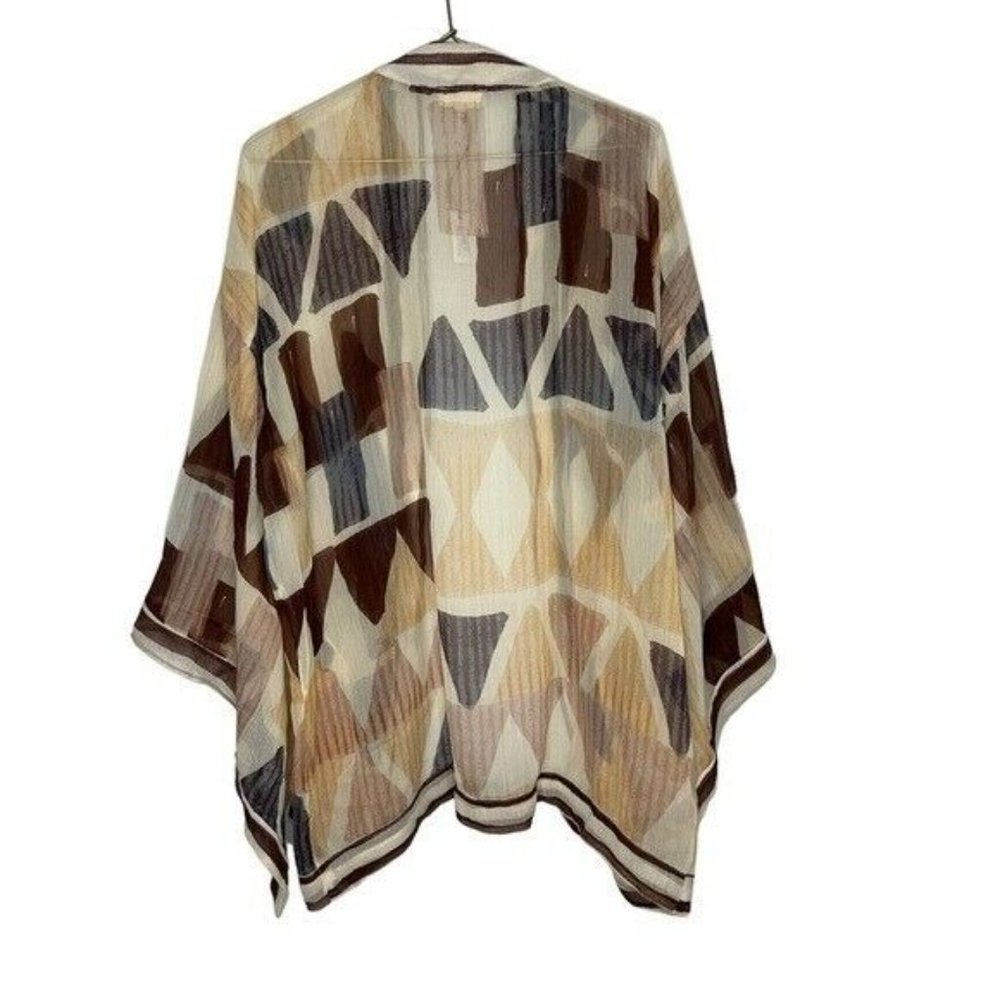 World Market Kimono Cardigan Swim Cover Up One Size - Picture 2 of 12